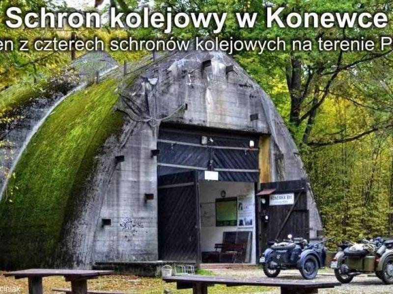 Bunkier - schron kolejowy w Konewce